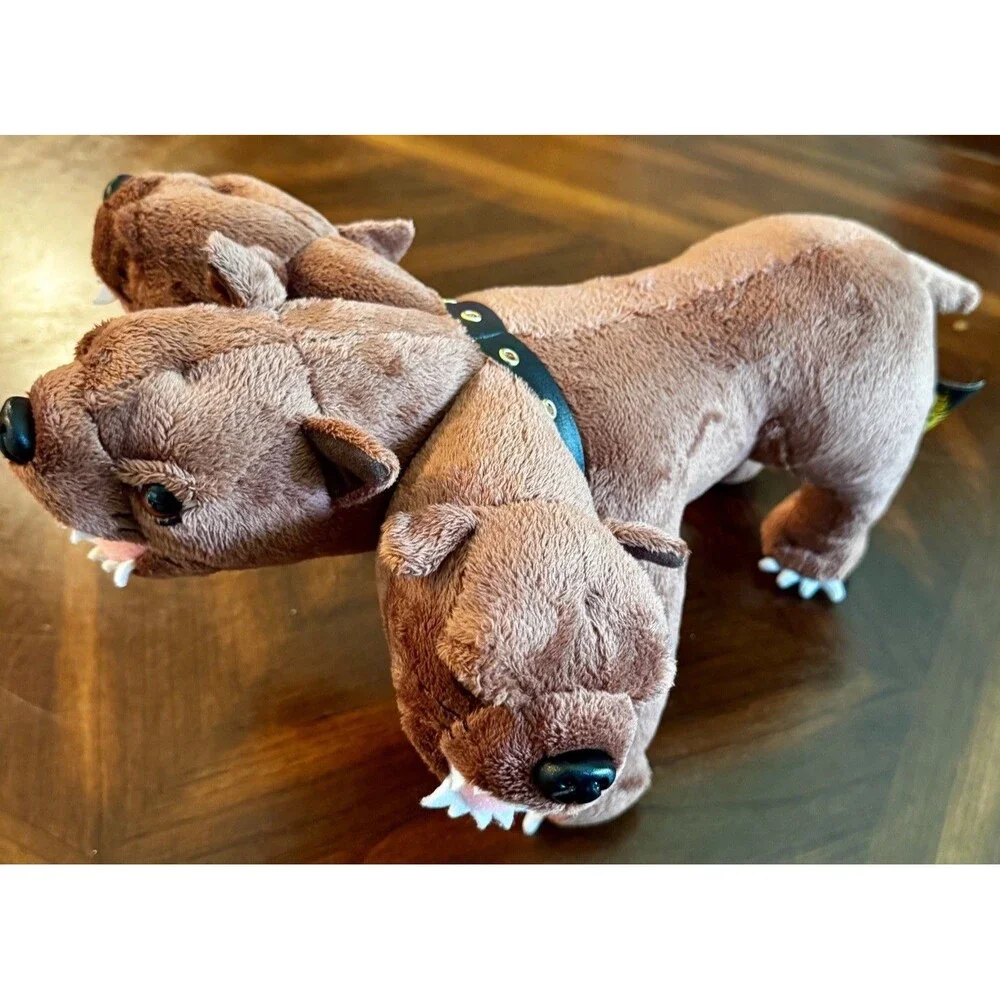 Harry Potter Fluffy the Three-Headed Dog Plush NWOT 2017